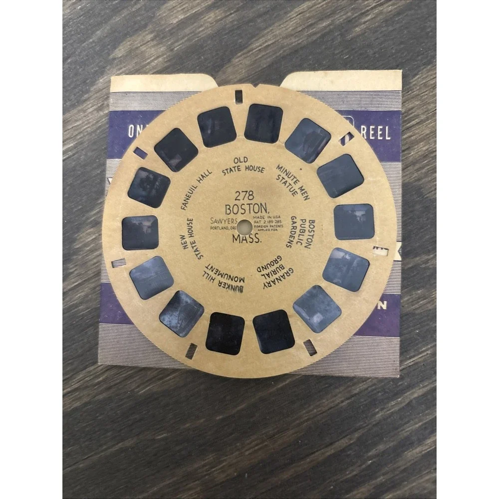 Lot Of 11 Vintage Sawyer's View Master Reels, 7 More Wonders Of The World